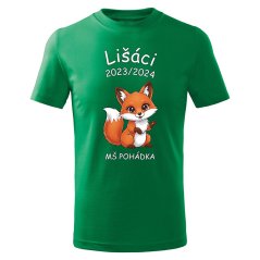 Školkové tričko  - Liška - 006