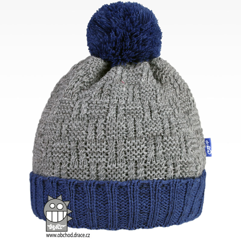 Kulich pletený - vzor 46 šedá Kulich pletený - vzor 46 šedá