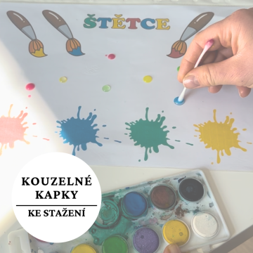 Zábava s kapkami vody – zdarma ke stažení! 🎨