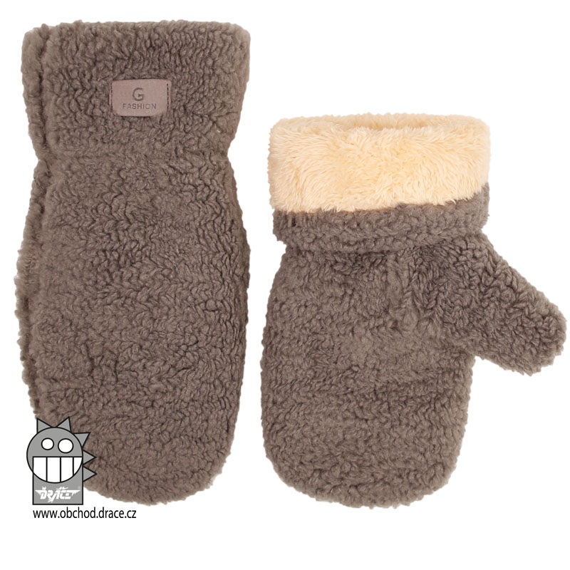 Chlupaté dámské palčáky