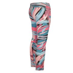 Dětské legíny Silky - vzor 14 - růžová - abstrakt