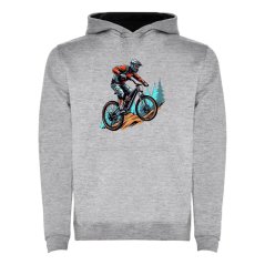 Dětská mikina s kapucí Urban - vzor 021 - cyklista