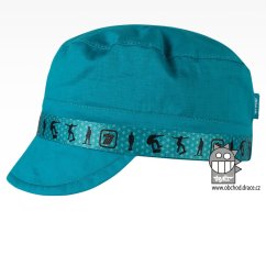 Kšiltovka Fidel - vzor 29 tyrkysová