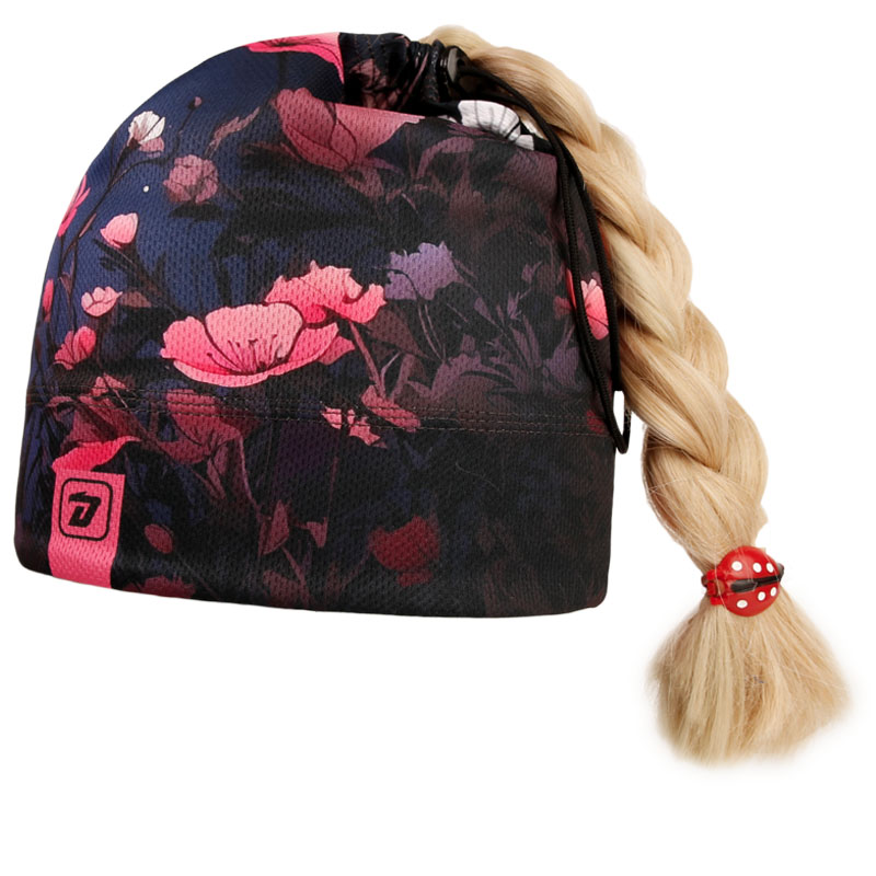 Bruno na culík - vzor 07 - Culíkovka - tmavě modrá - noční rozkvetlá louka