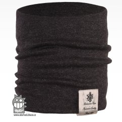Nákrčník Pastels - vzor 40 - černá melír