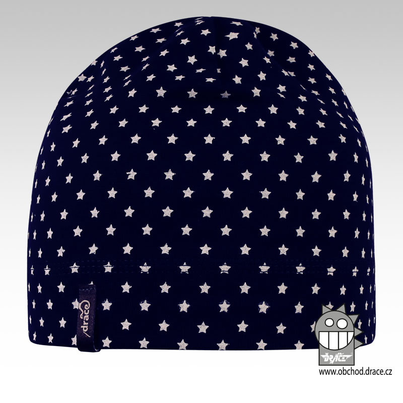 Adam - vzor 17 - tmavě modrá / hvězdy