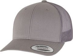 6panelová kšiltovka Flexfit 6606/6606T - ocelově šedá