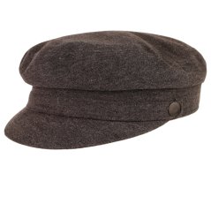 Pánská zimní Masaryčka - vzor 04 - šedá - proužek