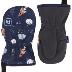 Rukavice softshell - vzor 76 - vesmír