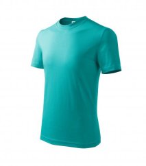 Dětské bavlněné tričko - vzor 17 - zelená emerald