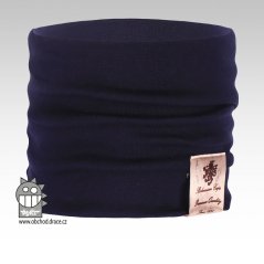 Nákrčník Pastels - vzor 11 - tmavě modrá