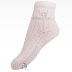 Dětské ponožky KidsMed z organické bavlny - vzor 001 - bílá