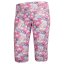 Dětské legíny capri 3/4 Silky - vzor 02 - růžová - jednorožci