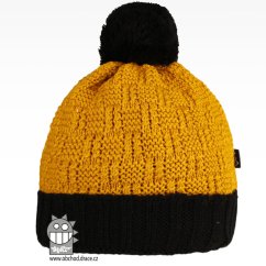 Kulich pletený - vzor 44 hořčicová