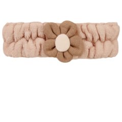 Dětská ozdobná čelenka Kytička - vzor 04 - běžová