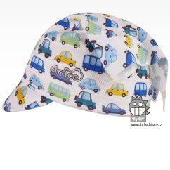 Funkční lehoučký šátek Emily kšilt na jaro a léto - vzor 16