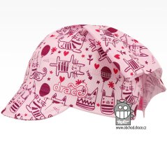 Funkční lehoučký šátek Emily kšilt na jaro a léto - vzor 04