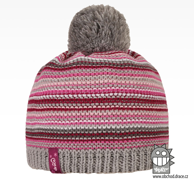 Čepice pletená Stripes - vzor 01