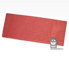 Merino pletená šála chomout Harmony - vzor 11 - lososová