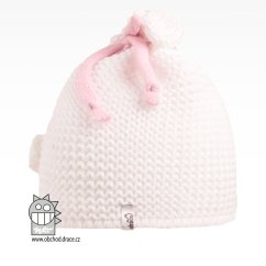 Set pletená čepice a nákrčník Zvonilka - vzor 01