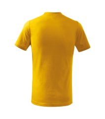 Dětské bavlněné tričko - vzor 10 - žlutá