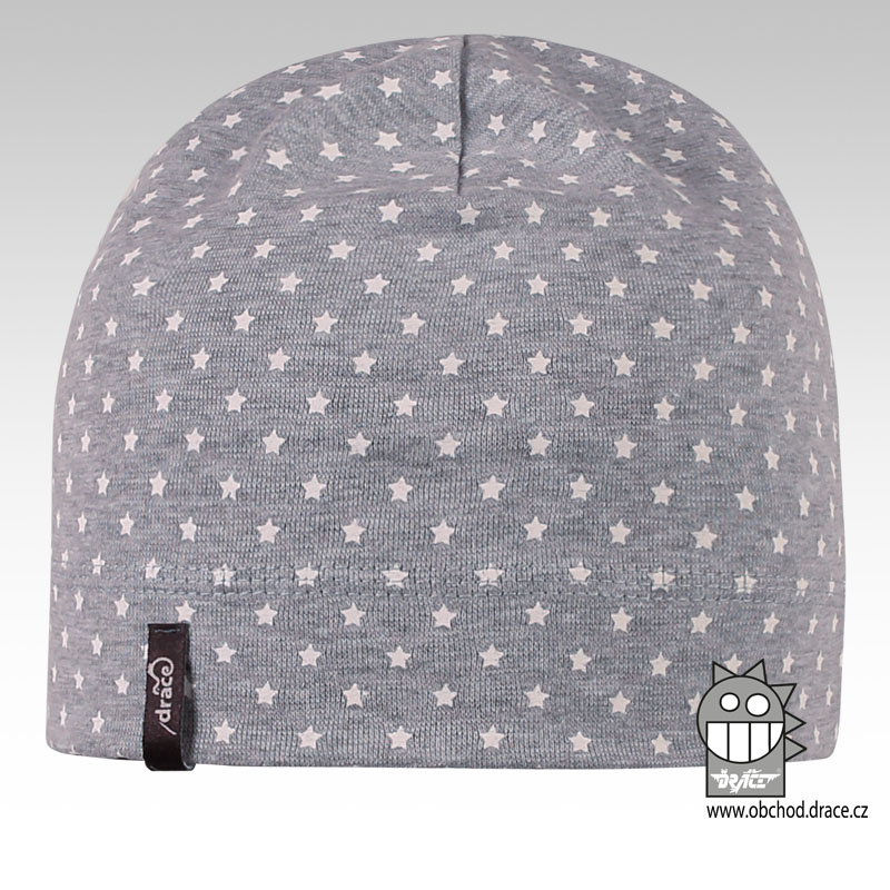 Adam - vzor 14 - šedá / hvězdy