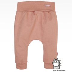 Kojenecké tepláky Baby - vzor 01 pudrová
