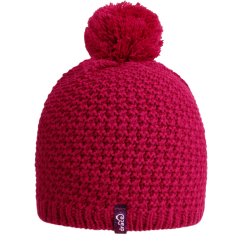 Čepice pletená Swiss - vzor 42 - fuchsiová