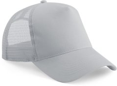 Dětská 5panelová trucker kšiltovka B 640B - světle šedá