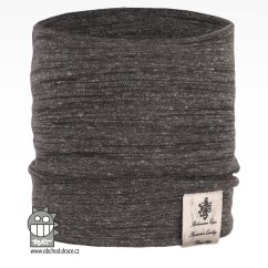 Nákrčník Pastels - vzor 39 - šedá melír