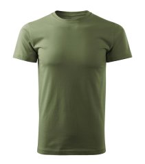 Bavlněné unisex tričko - vzor 39 - khaki zelená tmavá