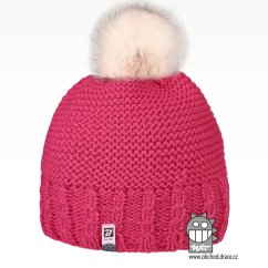 Kulich chlupatá bambule - Rainbow vzor 05 - růžová