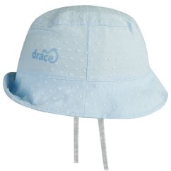 Letní bavlněný klobouk Hawaii nopek - vzor 005 - světle modrá