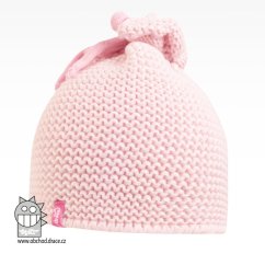 Set pletená čepice a nákrčník Zvonilka - vzor 02