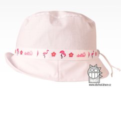 Klobouk letní Palermo - vzor 06 - bílá