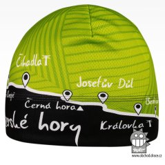 Čepice Bruno Jizerské hory - vzor 005 - zelená / černá