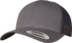6panelová kšiltovka Flexfit 6606/6606T - tmavě šedá