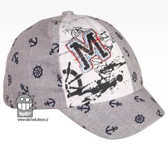 Dětská letní kšiltovka- vzor 121 vel. 46-48