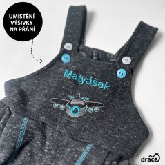 Tepláky Dráče lacl - vzor 25 - letadlo