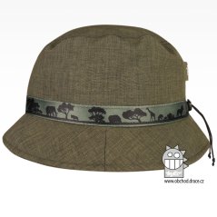 Klobouk Panama - vzor 06 - khaki