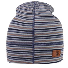 Bavlněná čepice Palette - vzor 018 - modrý proužek