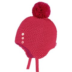 Laponka a nákrčník pletený Bambi set - vzor 17 - starorůžová