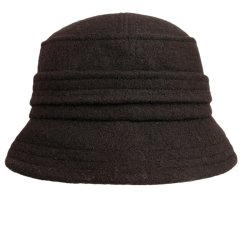 Dámský zimní klobouk - vzor 073 - černá - buklé