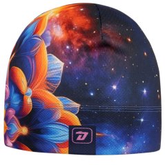 Bruno - vzor 204 - modrá - mandala - čepice na jaro / podzim