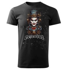 Bavlněné unisex tričko s potiskem - vzor 0017 - černá / Rescator