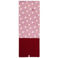 Nákrčník multi fleece - vzor 54 - starorůžová, jednorožci