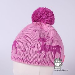 Čepice pletená norsk - vzor 33