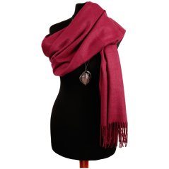 Dámská elegantní šála - vzor 046 - vínová