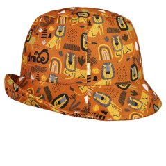 Funkční vzdušný letní klobouk Florida - vzor 46 - tmavá hořčicová - zvířata - DOPRODEJ