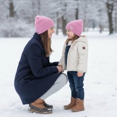 Merino pletená čepice Urban - vzor 37 - fialková